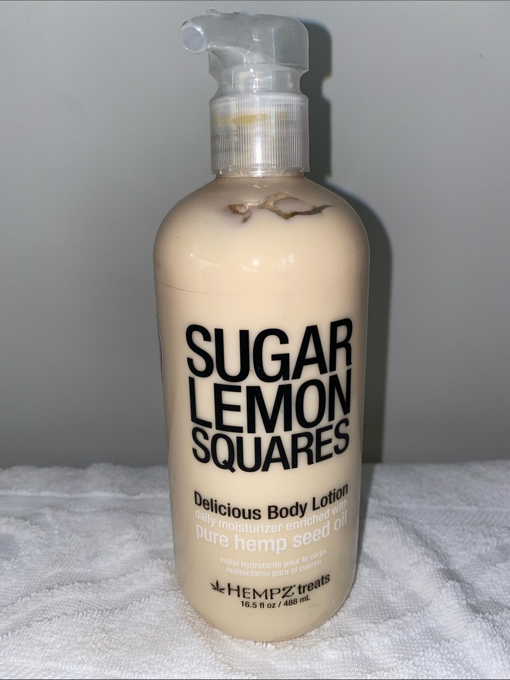 Hempz Treats SUGAR LEMON SQUARES Body Lotion 16.5 Oz NEW Sealed